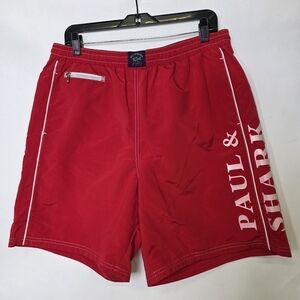 Paul & Shark Swim  drawstrings printed shorts